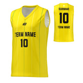 Basketball Jersey Stitch - Yellow